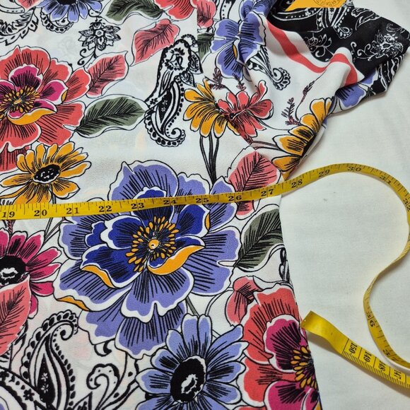 Ruby Rd Women's Tunic Size 2X Floral Colorful Pattern Top Blouse (57) - Picture 11 of 11